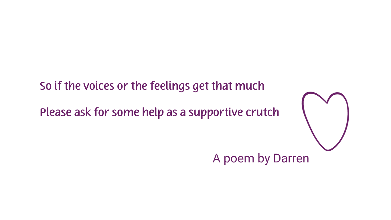An exert from Darren's poem, 'Yes, This is our Health'.